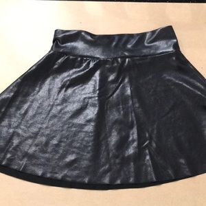 Girls size 7/8 pleather skirt